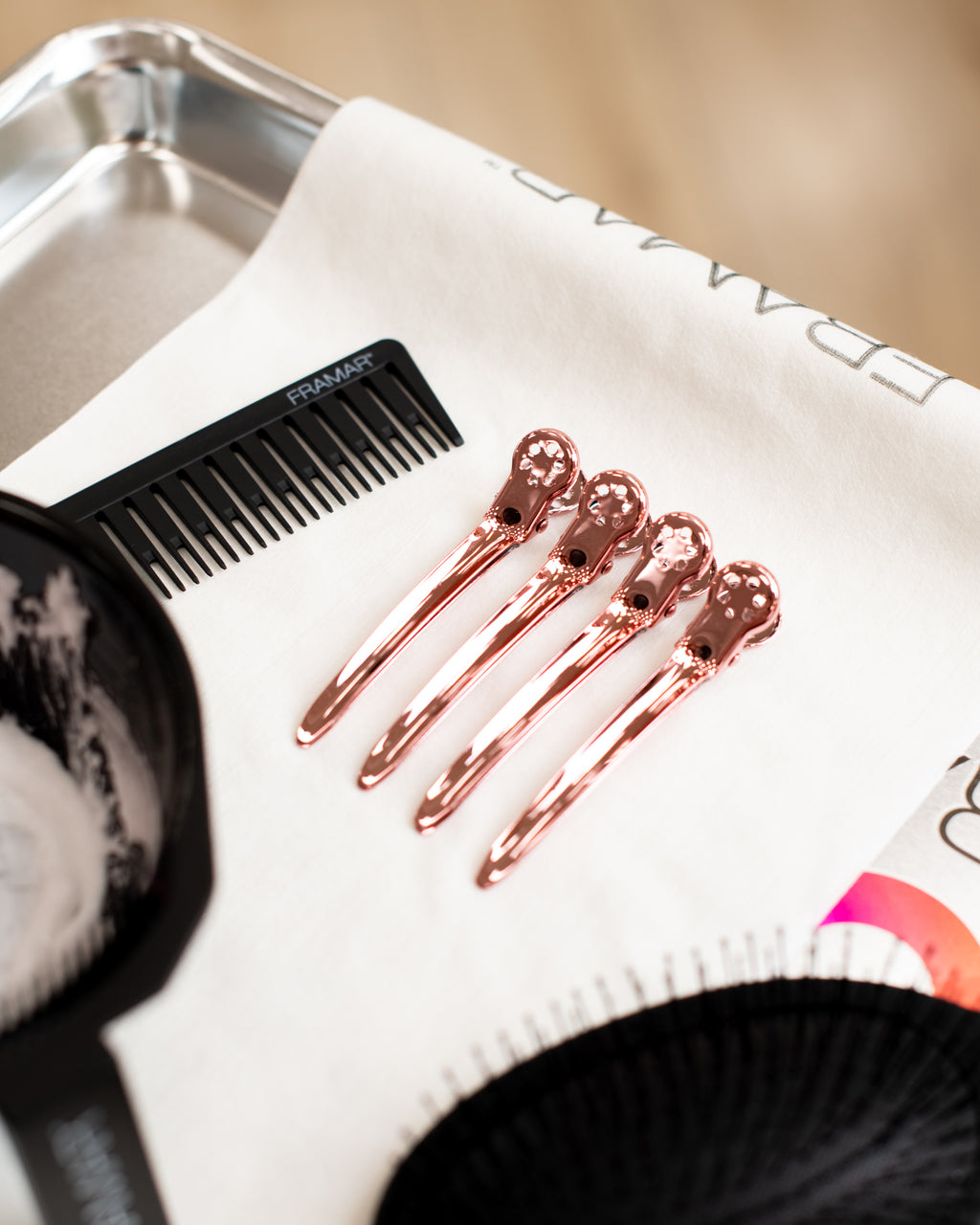 Tight Tension Clips - Rose Gold
