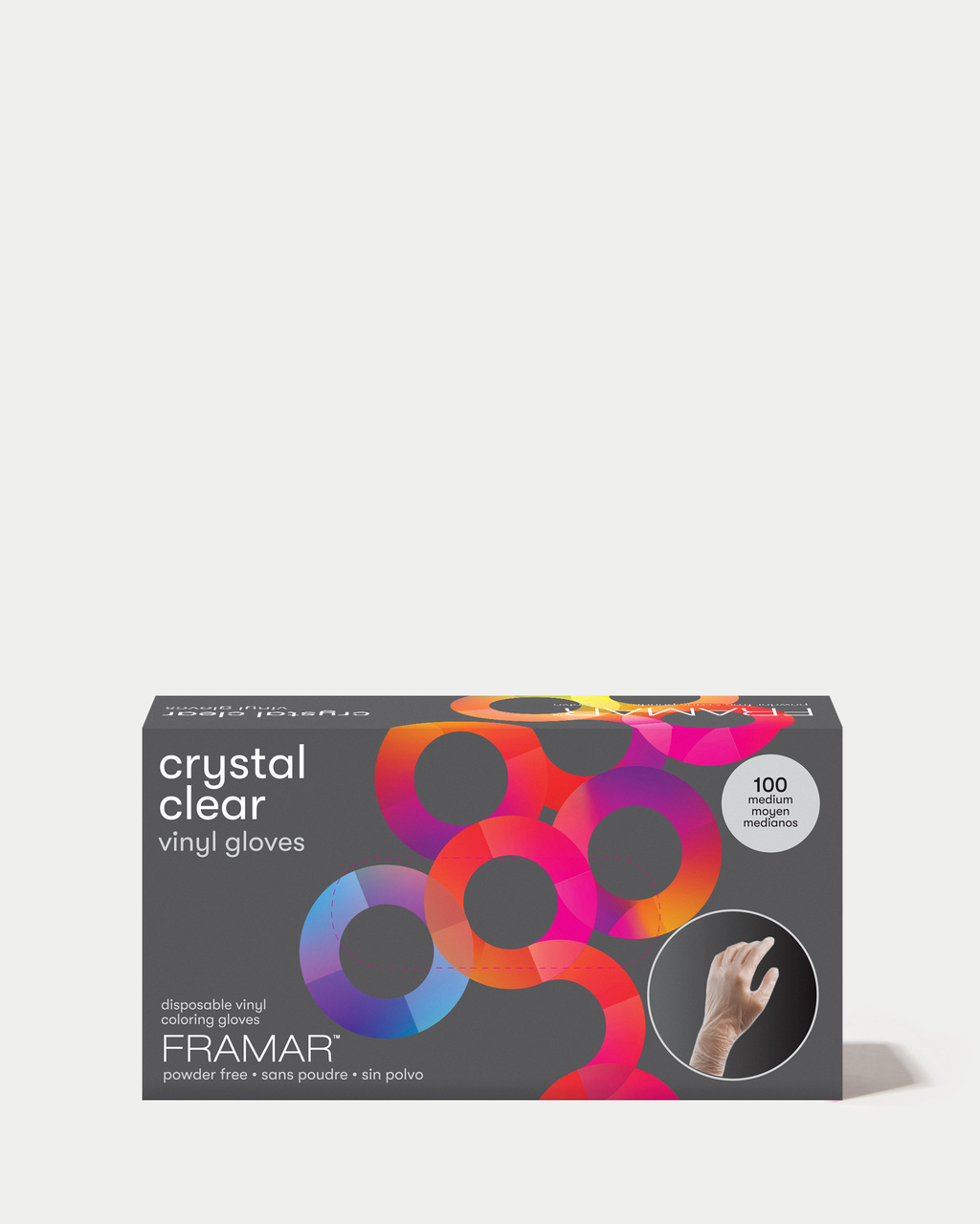 Crystal Clear Vinyl Gloves - 100 Count