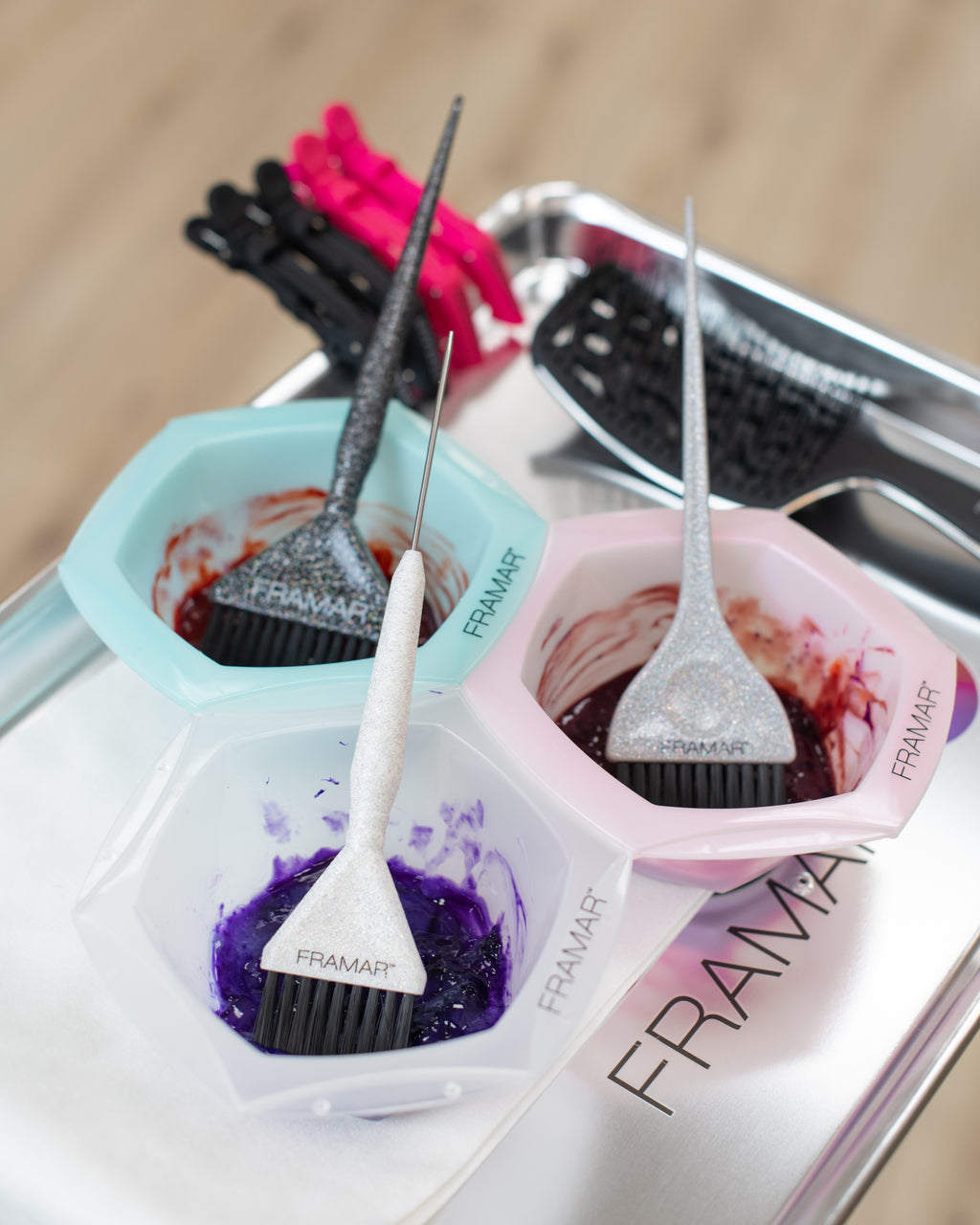 Family Pack Brush Set - Glitter