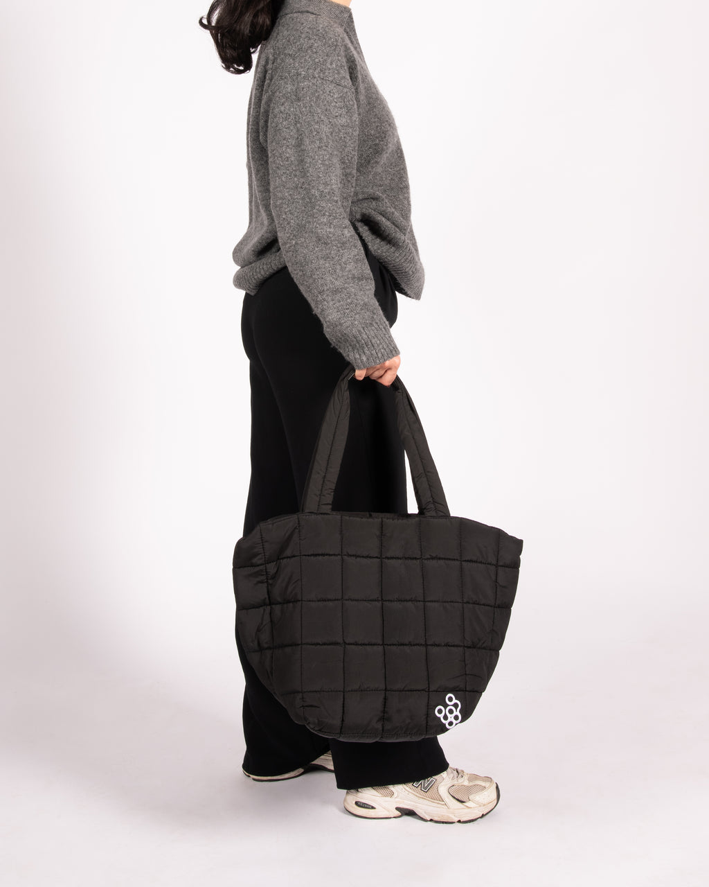 Puffer Tote - Black