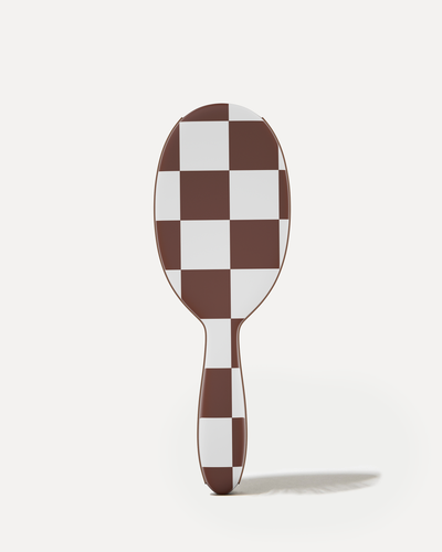 Checked Out Chocolate - Detangle Brush-hover