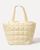 Quilted - Yellow Puffer Tote