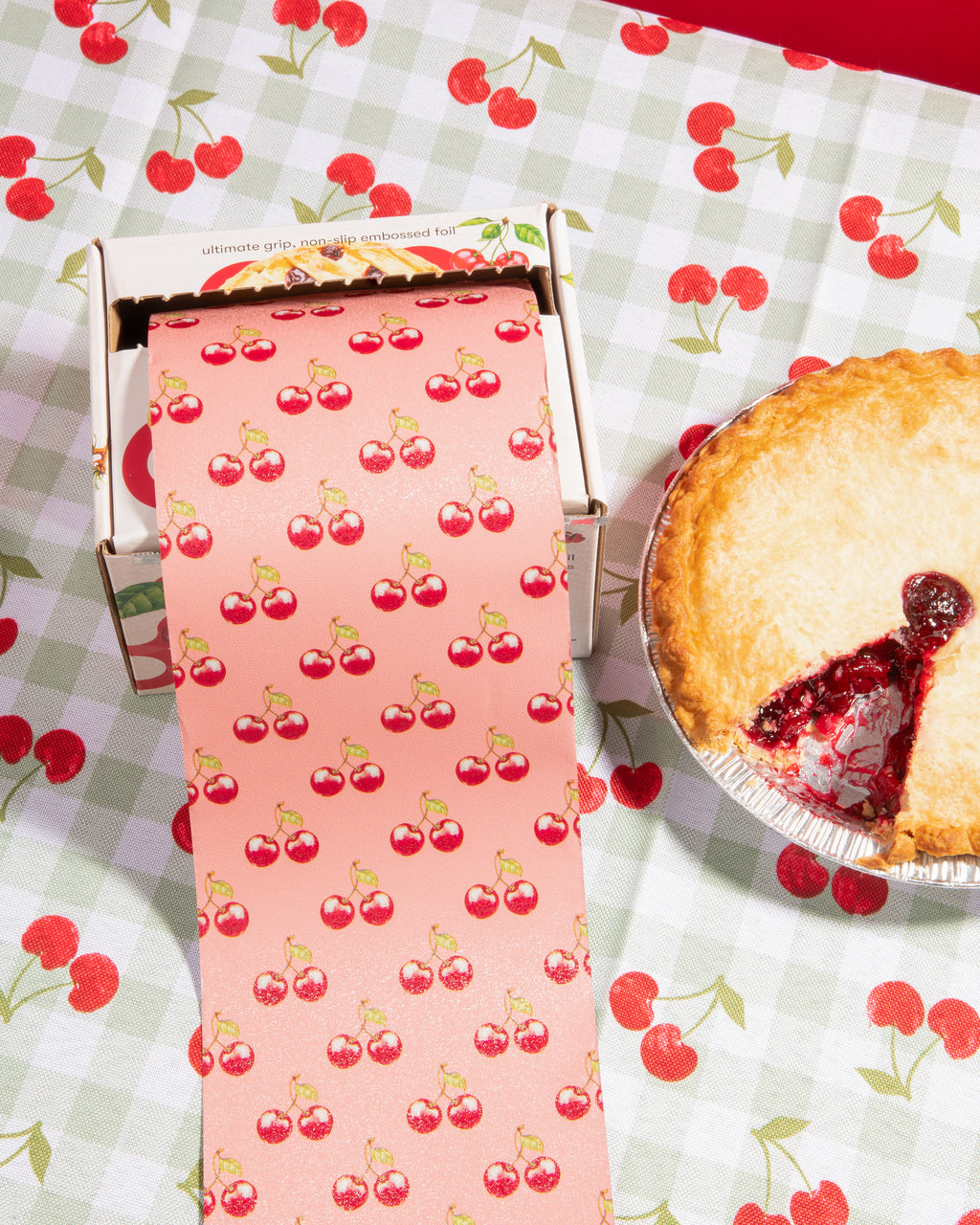 Cherry Pie - Embossed Roll