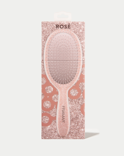 Rose Gold Glitter - Detangle Brush-hover