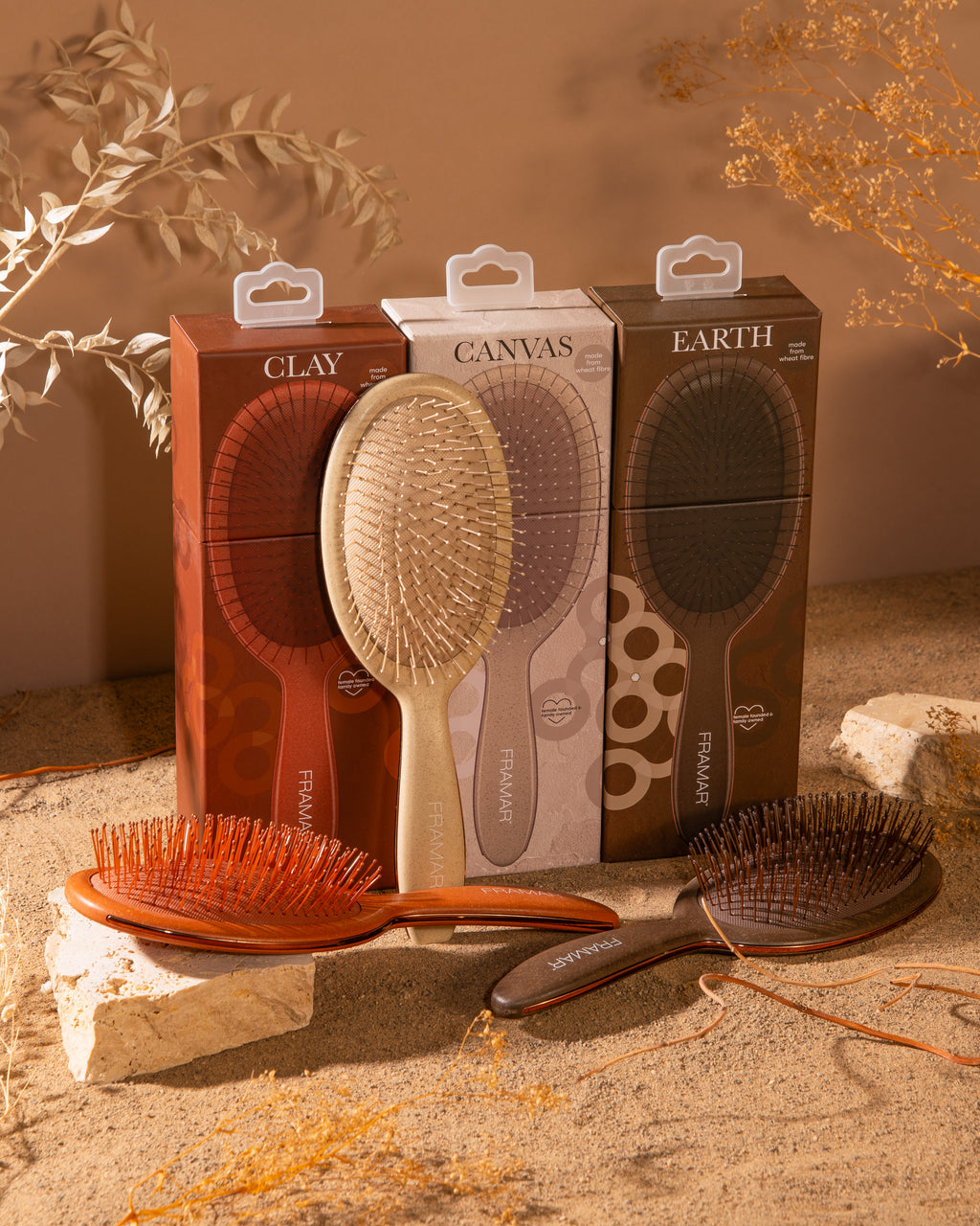 Terra - Detangle Brush 9pc Display